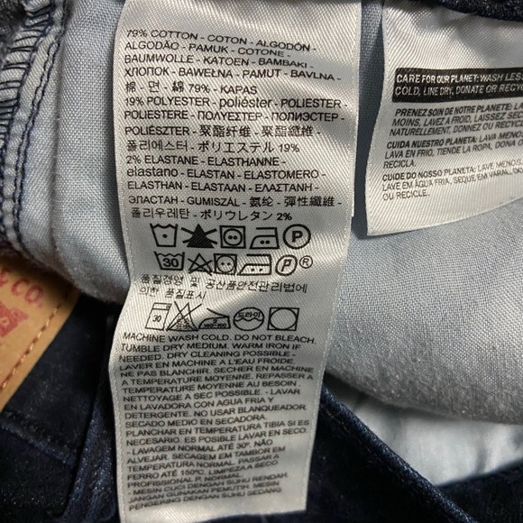 Levi’s 505 Straight Leg Jeans Blue - Picture 15 of 16